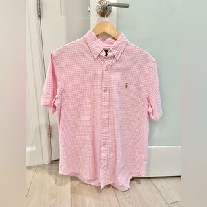 Ralph Lauren Pink Gingham Men's Shirt